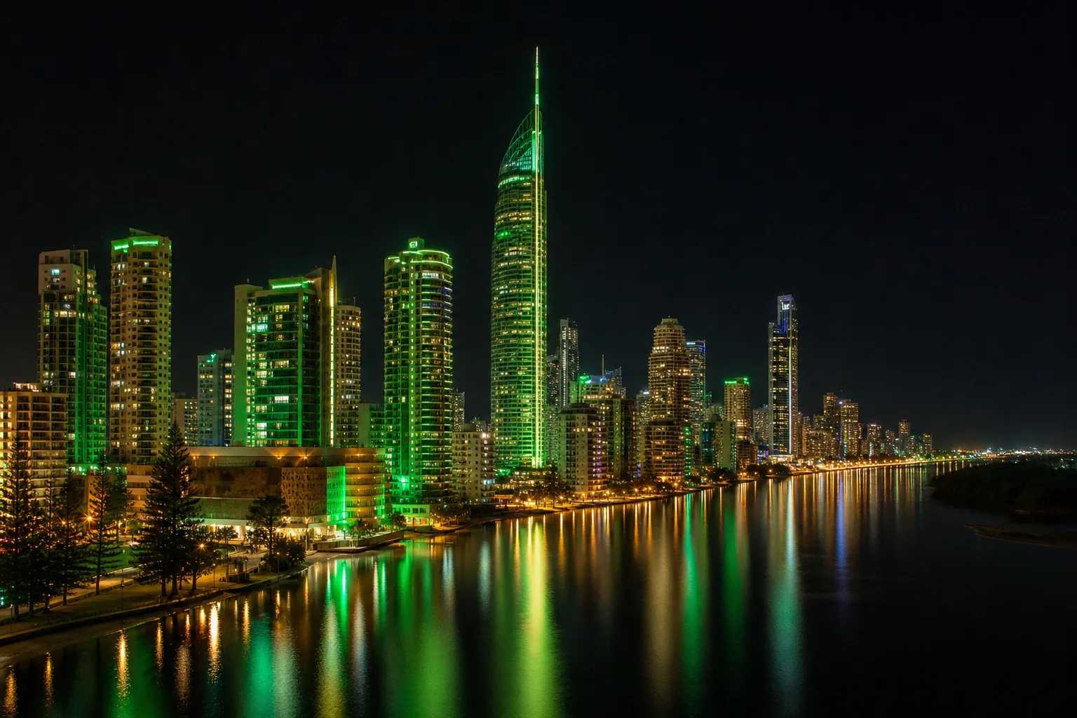 Editorial city guide graphic for WS Casino readers in Gold Coast, QLD