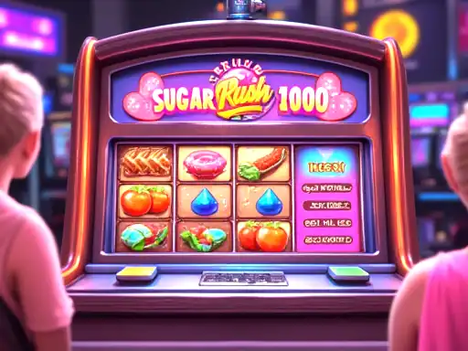 Sugar Rush 1000 pokie artwork at WS Casino