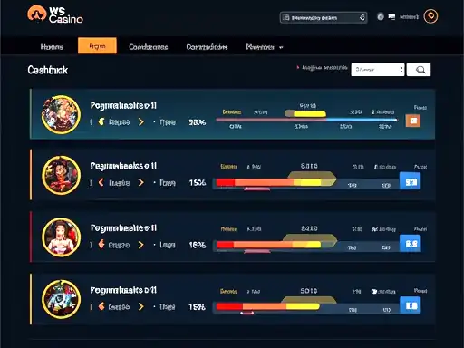 WS Casino VIP cashback tiers and progression